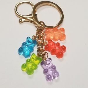 Gummy Bears Charm Key Chain New